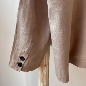 Linen Short Coat: Women's Smart Casual Blazer
